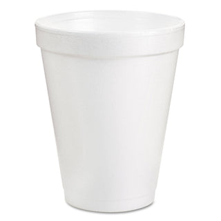 Dart® Foam Drink Cups, 8oz, White, 25/Pack (DCC8J8BG) (DRT8J8)