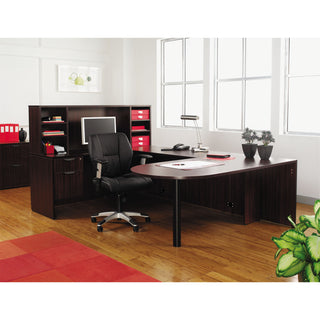 Alera® Valencia Series D Top Desk, 71w x 35.5d x 29.63h, Mahogany (ALEVA277236MY)