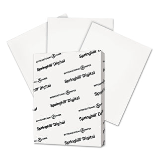 Springhill® Digital Index White Card Stock, 92 Bright, 110lb, 8.5 x 11, White, 250/Pack (SGH015300)
