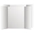 Eco Brites Two Cool Tri-Fold Poster Board, 36 x 48, White/White, 6/Carton (GEO26790)