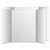 Eco Brites Too Cool Tri-Fold Poster Board, 28 x 40, White/White, 12/Carton (GEO27136)