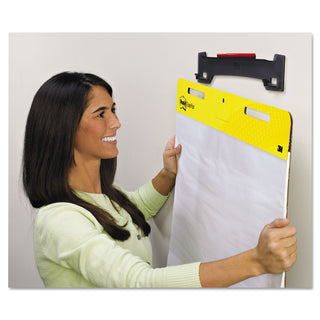 Post-it® Wall Easel, Adhesive Mount, Plastic, Smoke, 2/Pack (MMMEH5592PK)