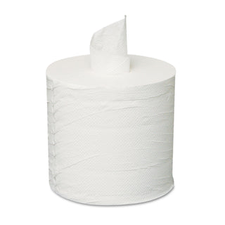 GEN Centerpull Towels, 2-Ply, White, 600 Roll, 6 Rolls/Carton (GEN203)