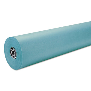 Pacon® Rainbow Duo-Finish Colored Kraft Paper, 35lb, 36" x 1000ft, Aqua (PAC63160)