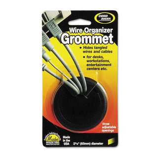 Cord Away® Grommet, Adjustable, 2.38" Diameter, Black (MAS00202)