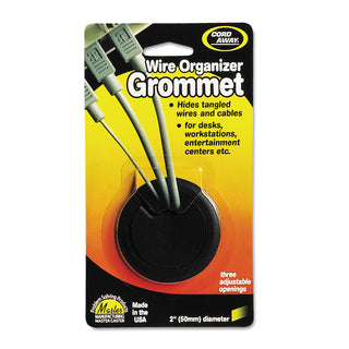 Cord Away® Grommet, Adjustable, 2" Diameter, Black (MAS00201)