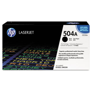 HP Black Toner Cartridge For Color LaserJet CM3530 MFP Series Printer (HEWCE250A)