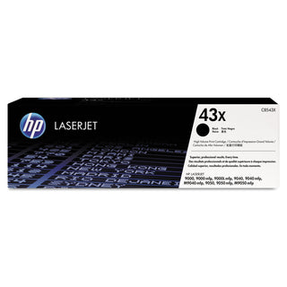 HP 43X, (C8543X) High Yield Black Original LaserJet Toner Cartridge (HEWC8543X)