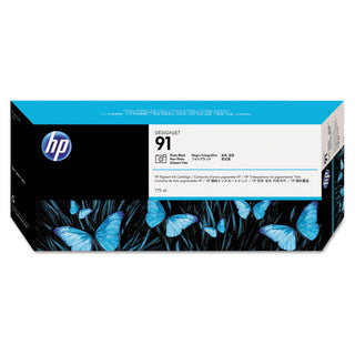 HP 91 Black Ink Cartridge ,Model C9465A ,Page Yield 220 (HEWC9465A)
