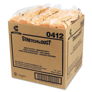 Chix® Stretch 'n Dust Cloths, 11 5/8 x 24, Yellow, 40 Cloths/Pack, 10 Packs/Carton (0412CHIC)