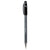Papermate® FlexGrip Ultra Stick Ballpoint Pen, Fine 0.8mm, Black Ink, Gray Barrel, Dozen (PAP96801)
