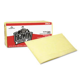 Brawny® Professional Disposable Dusting Cloth, Yellow, 50 Cloths/Pack, 4 Packs/Case (29624GPT)