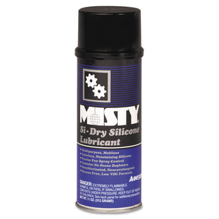 Misty® Si-Dry Silicone Spray Lubricant, Aerosol, 11oz, 12/Carton (AMR1033585)