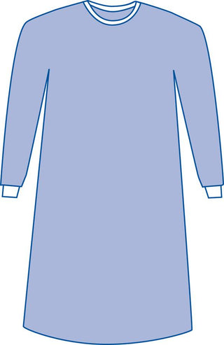 Medline Nonreinforced, Spunlace Gown, Size L, 60/CS (16835NS)