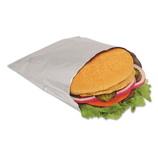 Bagcraft Foil Single-Serve Bags, 6" x 6.5", Silver, 1,000/Carton (BGC300533)