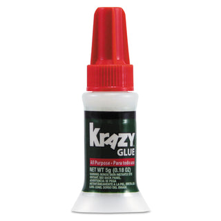 Krazy Glue® All Purpose Brush-On Krazy Glue, 0.17 oz, Dries Clear (EPIKG92548R)