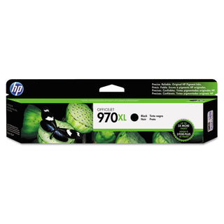 HP 970XL, (CN625AM) High Yield Black Original Ink Cartridge (HEWCN625AM)