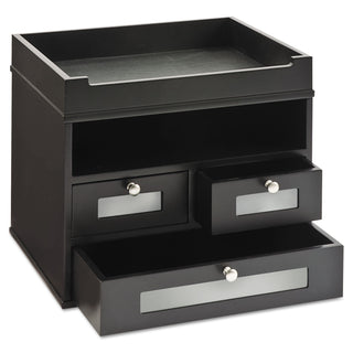 Victor® Tidy Tower, 12-3/4" x 10-5/8" x 10-7/8", Midnight Black (VCT55005)