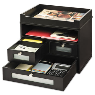 Victor® Tidy Tower, 12-3/4" x 10-5/8" x 10-7/8", Midnight Black (VCT55005)