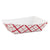SCT® Paper Food Baskets, 3 lb Capacity, 7.2 x 4.95 x 1.94, Red/White, Paper, 500/Carton (0425SOC)