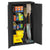 Tennsco Janitorial Cabinet, 36w x 18d x 64h, Black (TNNJAN6618DHBK)