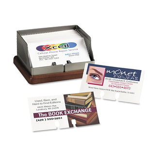 Avery® Laser/Inkjet Rotary Cards, 2 1/6"x4", 400 per Pack, White (AVE05385)