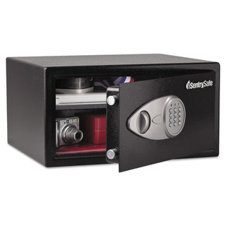 Sentry® Safe Electronic Lock Security Safe, 1 cu ft, 16.94w x 14.56d x 8.88h, Black (SENX105)