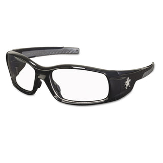 MCR™ Safety Swagger Safety Glasses, Black Frame, Clear Lens (CRWSR110)