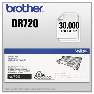 Brother DR720 Drum Unit, 30000 Page-Yield (BRTDR720)
