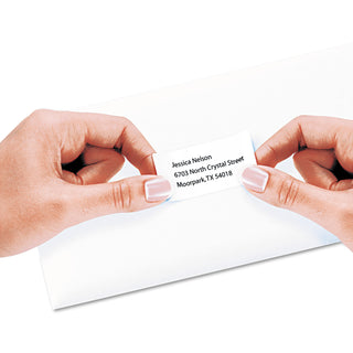Avery® Repositionable Address Labels w/SureFeed, Inkjet/Laser, 1 x 2 5/8, White, 750/BX (AVE58160)