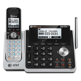 AT&T® TL88102 Cordless Digital Answering System, Base and Handset (ATTTL88102)