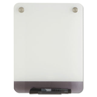 Iceberg Clarity Glass Personal Dry Erase Boards, Ultra-White Backing, 9 x 12 (ICE31110)