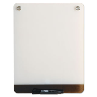 Iceberg Clarity Glass Personal Dry Erase Boards, Ultra-White Backing, 12 x 16 (ICE31120)