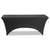 Iceberg Stretch-Fabric Table Cover, Polyester/Spandex, 30" x 72", Black (ICE16521)