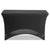 Iceberg Stretch-Fabric Table Cover, Polyester/Spandex, 24" x 48", Black (ICE16511)