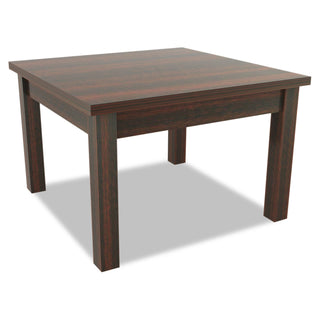 Alera® Valencia Series Occasional Table, Rectangle,23-5/8w x20d x20-3/8h,Mahogany (ALEVA7520MY)