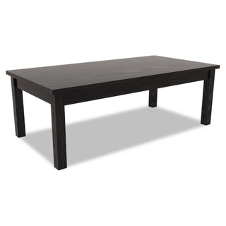 Alera® Valencia Series Occasional Table, Rectangle, 47 1/4w x 19 1/8d x 16 3/8h, Black (ALEVA7548BK)
