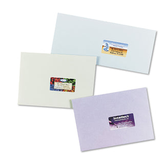 Avery® Vibrant Laser Color-Print Labels w/ Sure Feed, 1 1/4 x 2 3/8, White, 450/Pack (AVE6871)