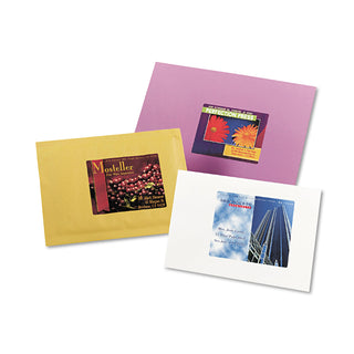 Avery® Vibrant Laser Color-Print Labels w/ Sure Feed, 3 3/4 x 4 3/4, White, 100/PK (AVE6878)