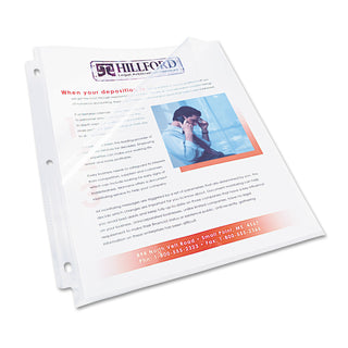 Avery® Quick Top & Side Loading Sheet Protectors, Letter, Diamond Clear, 50/Box (AVE73802)