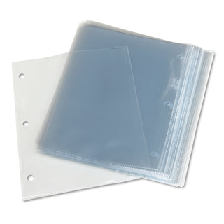 Avery® Top-Load Poly 3-Hole Punched Sheet Protectors, Letter, Diamond Clear, 50/Box (AVE74203)
