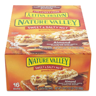 Nature Valley® Granola Bars, Sweet and Salty Nut Almond Cereal, 1.2 oz Bar, 16/Box (AVTSN42068)