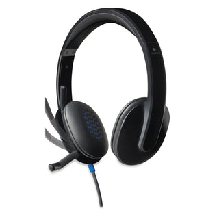 Logitech® H540 Corded Headset, USB, Black (LOG981000510)