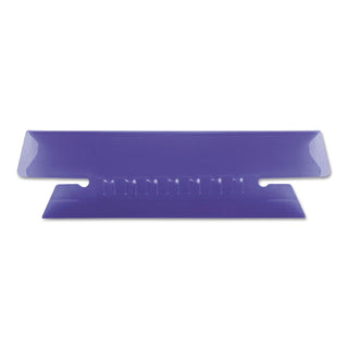 Pendaflex® Hanging File Folder Tabs, 1/3 Tab, 3 1/2 Inch, Violet Tab/White Insert, 25/Pack (ESS4312VIO)