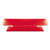 Pendaflex® Transparent Colored Tabs For Hanging File Folders, 1/3-Cut Tabs, Red, 3.5" Wide, 25/Pack (ESS4312RED)
