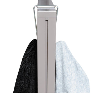 Alera® Double Sided Partition Garment Hook, Silver, Steel, 2/PK (ALECH2SR)