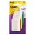 Post-it® Tabs, Lined, 1/5-Cut Tabs, Assorted Primary Colors, 2" Wide, 24/Pack (MMM686F1)