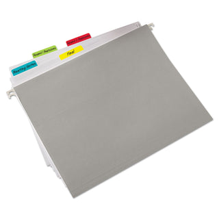 Post-it® Tabs, 1/5-Cut Tabs, Assorted Colors, 2" Wide, 24/Pack (MMM686ALYR)