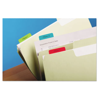 Post-it® Tabs, 1/5-Cut Tabs, Assorted Colors, 2" Wide, 24/Pack (MMM686ALYR)