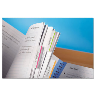 Post-it® Tabs, Lined, 1/5-Cut Tabs, Assorted Brights, 2" Wide, 24/Pack (MMM686F1BB)
